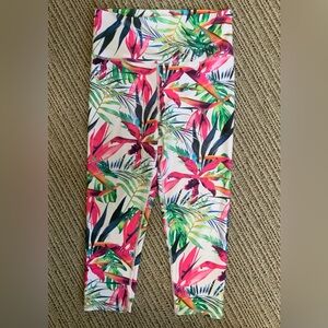 Evolution and Creation Tropical Floral Capri Legging